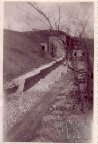 Abbruch der Eskarpenmauer 1947